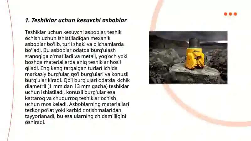Teshiklarga ishlov berish asboblari 3