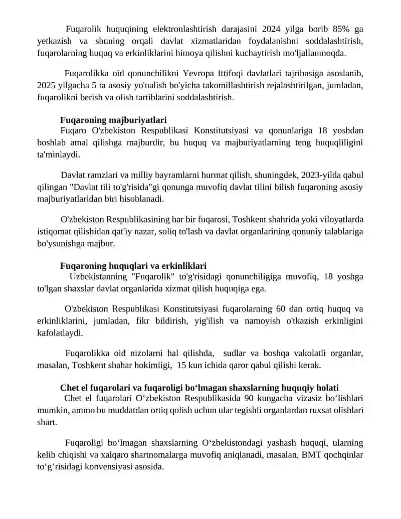 O'zbekiston respublikasi fuqorolari ma'muriy-huquqiy holatining tushunchasi 3