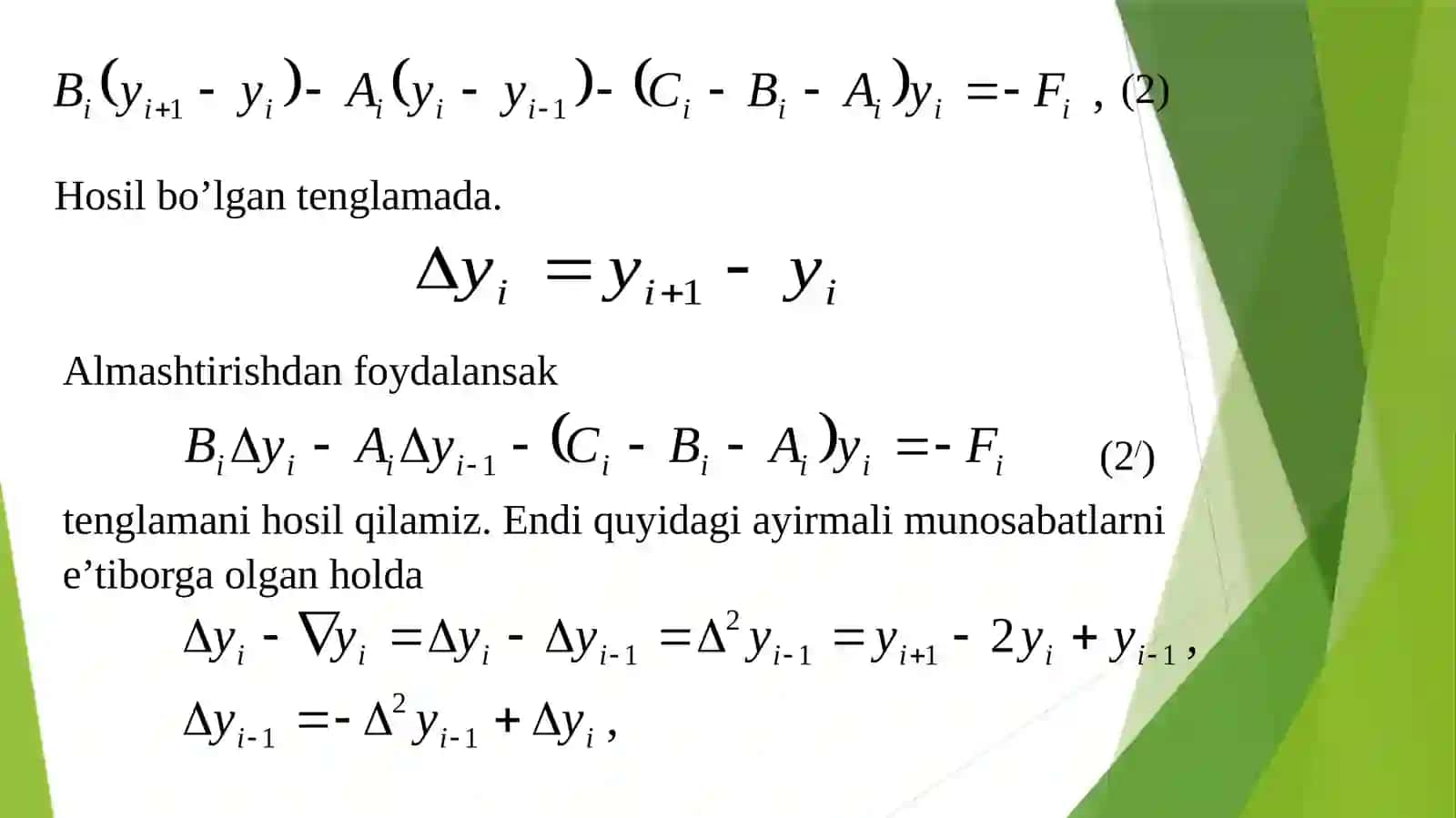 Ikkinchitartibli oddiy differentsial tenglamalar uchun ayirmali sxemalar 3