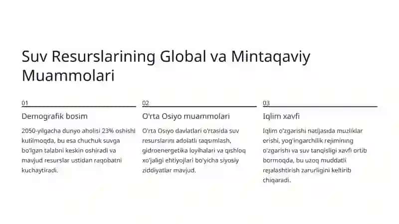 Suv Resurslaridan Samarali Foydalanishning Iqtisodiy Mexanizmlari 3