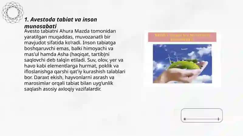 Avestosda tabiatni asrash haqida fikr va mulohazalar 3