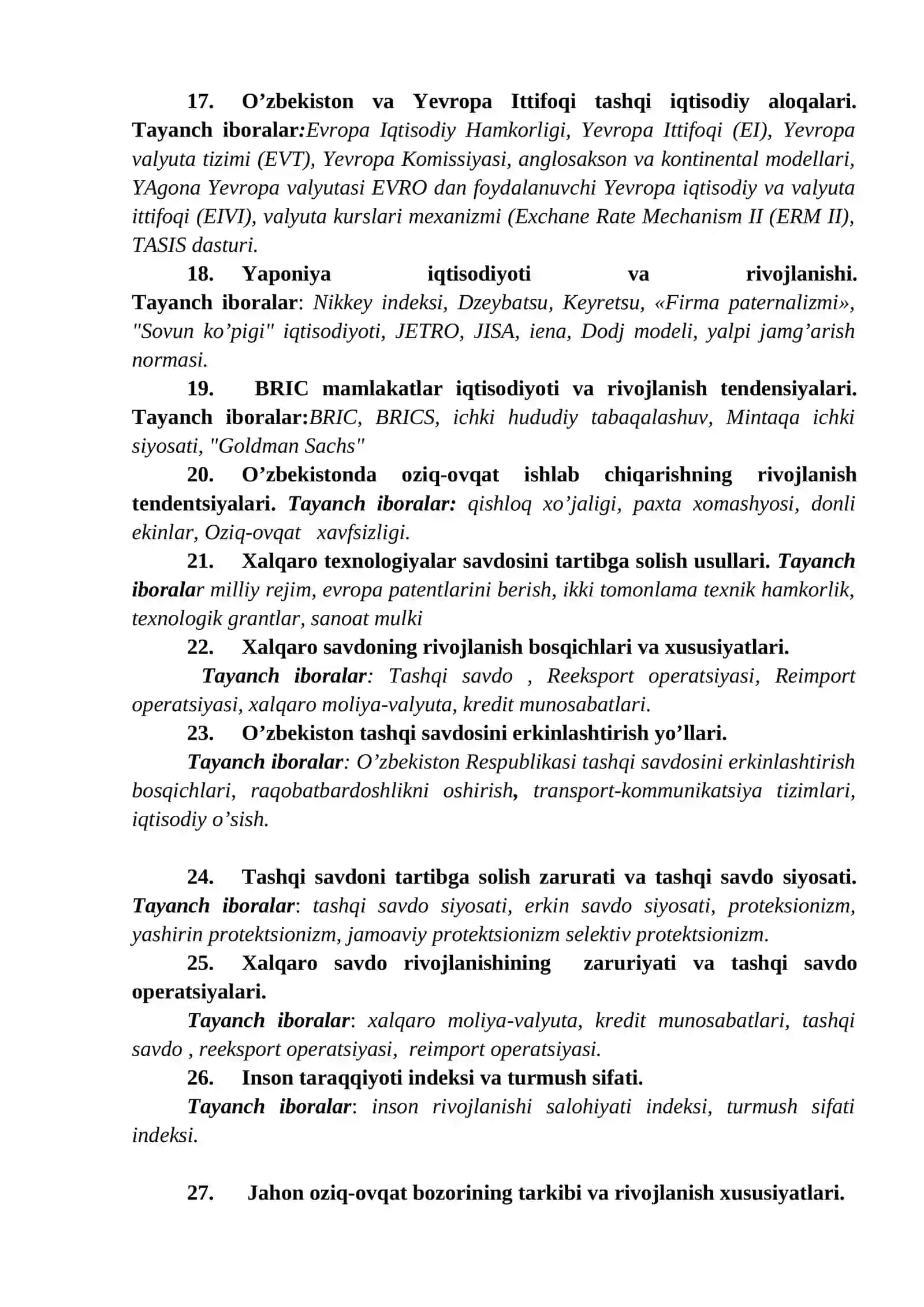Iqtisodiyot va fakulteti Iqtisodiyot kafedrasi 3
