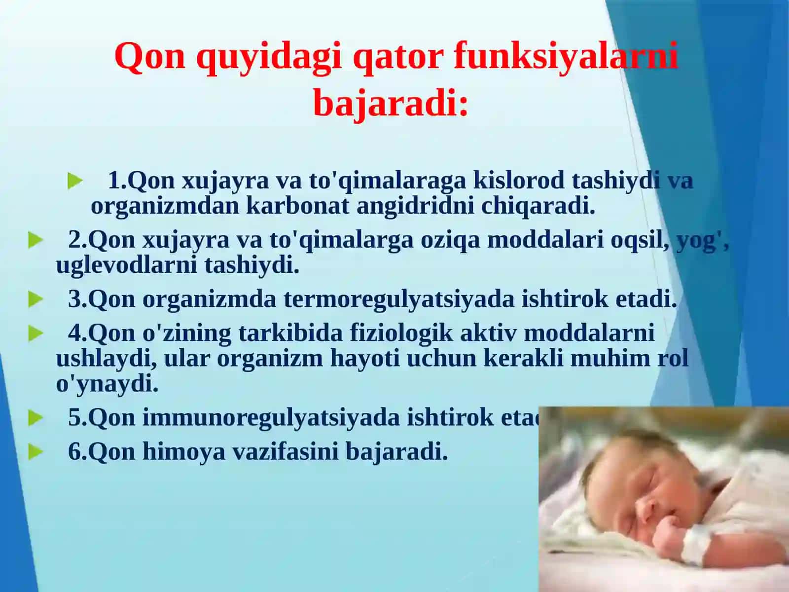 Amaliymashg’ulot№9Bolalarda qon va qon yaratuvchi tizimi va periferik limfatik tizimlarning anatomo-fiziologik hususiyatlari.Tekshirish usullari 3