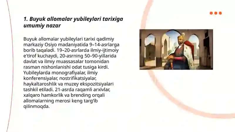 Buyuk allomalarning yubileylari 3