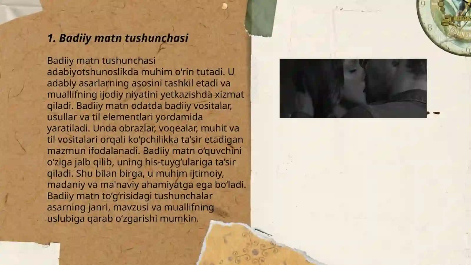 Badiiy matn va ularning kòrinishlari 3