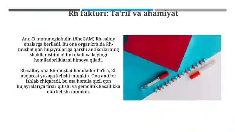 Rh faktori: Tafsilotlar va ahamiyati 3