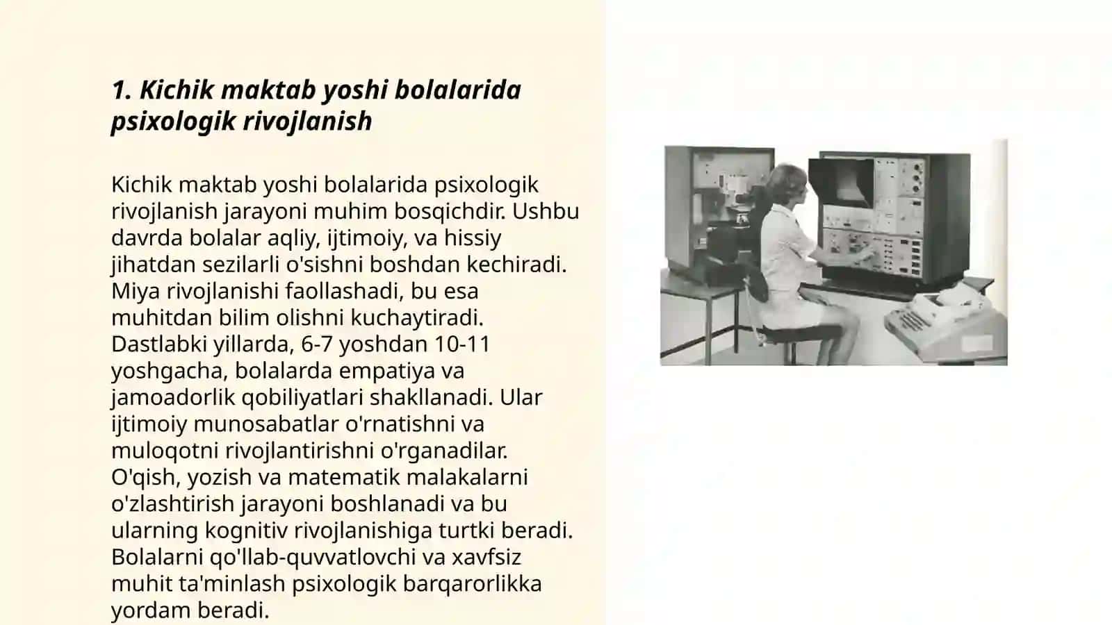 Kichik maktab yoshi davrida psixika rivojlanishi 3