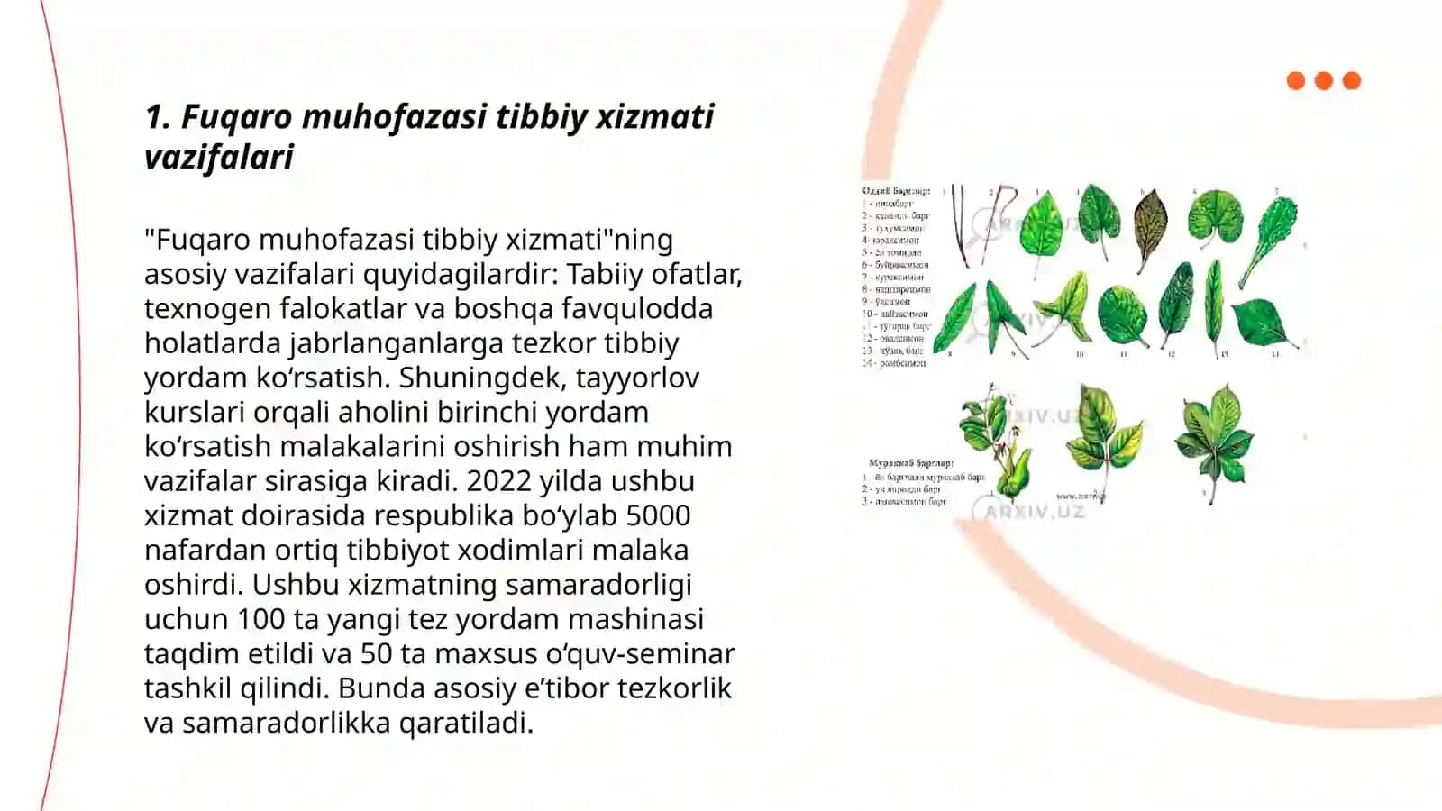 Fuqaro muhofazasi tibbiy xizmatining tashkiliy tuzilishi 3