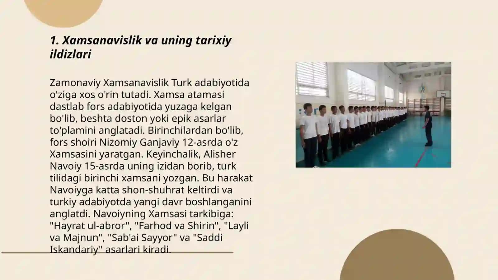 Xamsanavislik va tarbiya 3