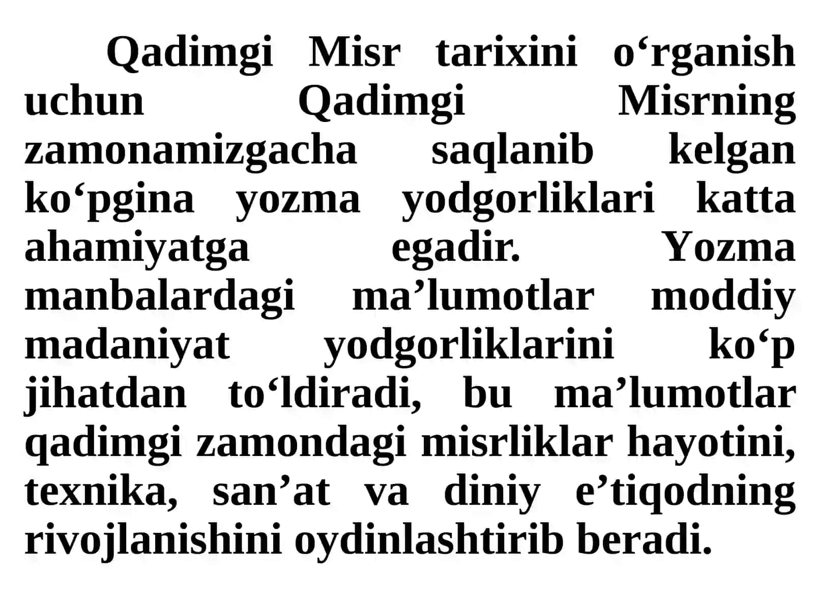 Qadimgi Misrda arxiv ishining ilk ko‘rinishlari 3