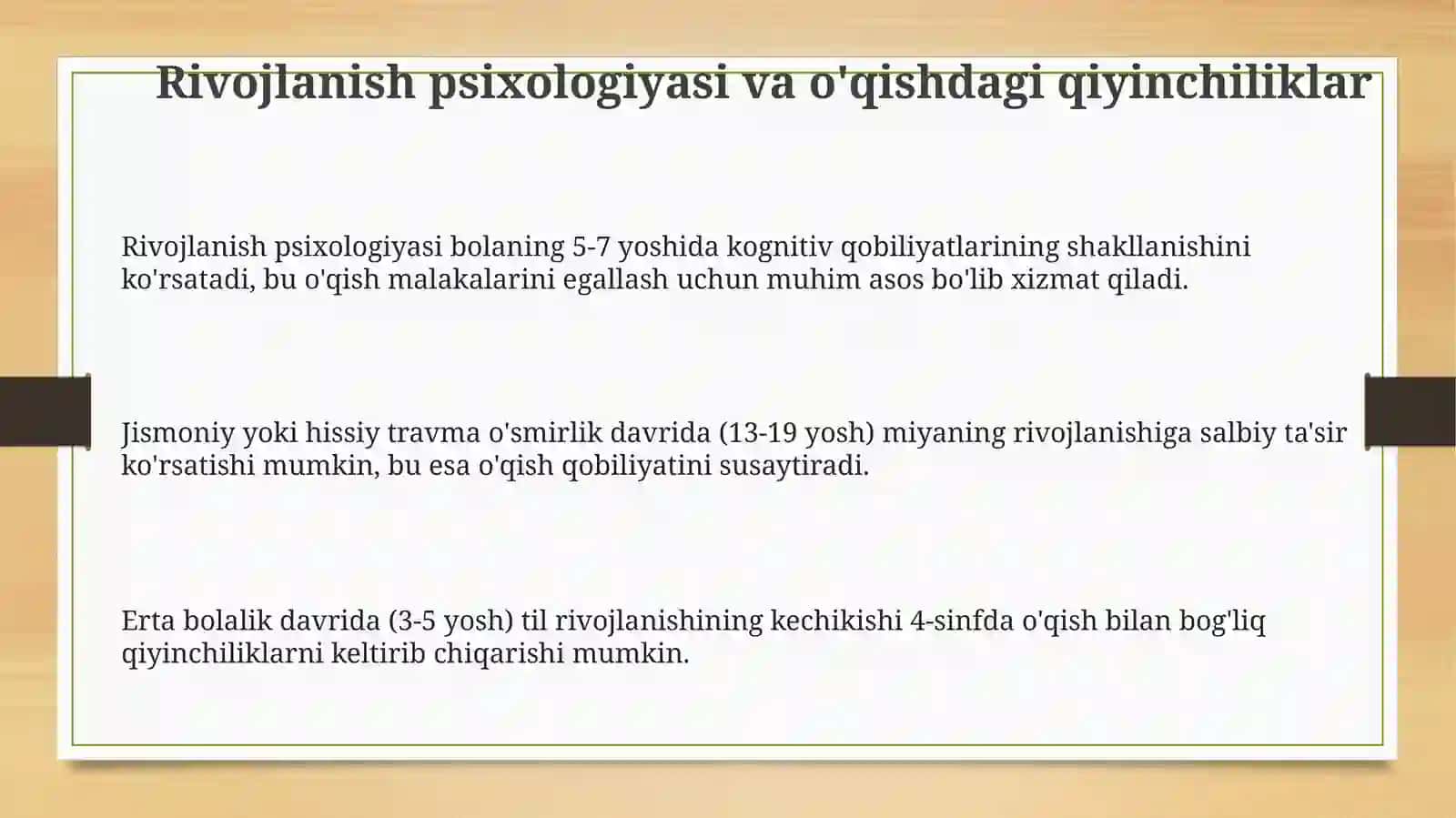 Tarbiyasi qiyin o'quvchilar bilan ishlash psixologik asoslari 3