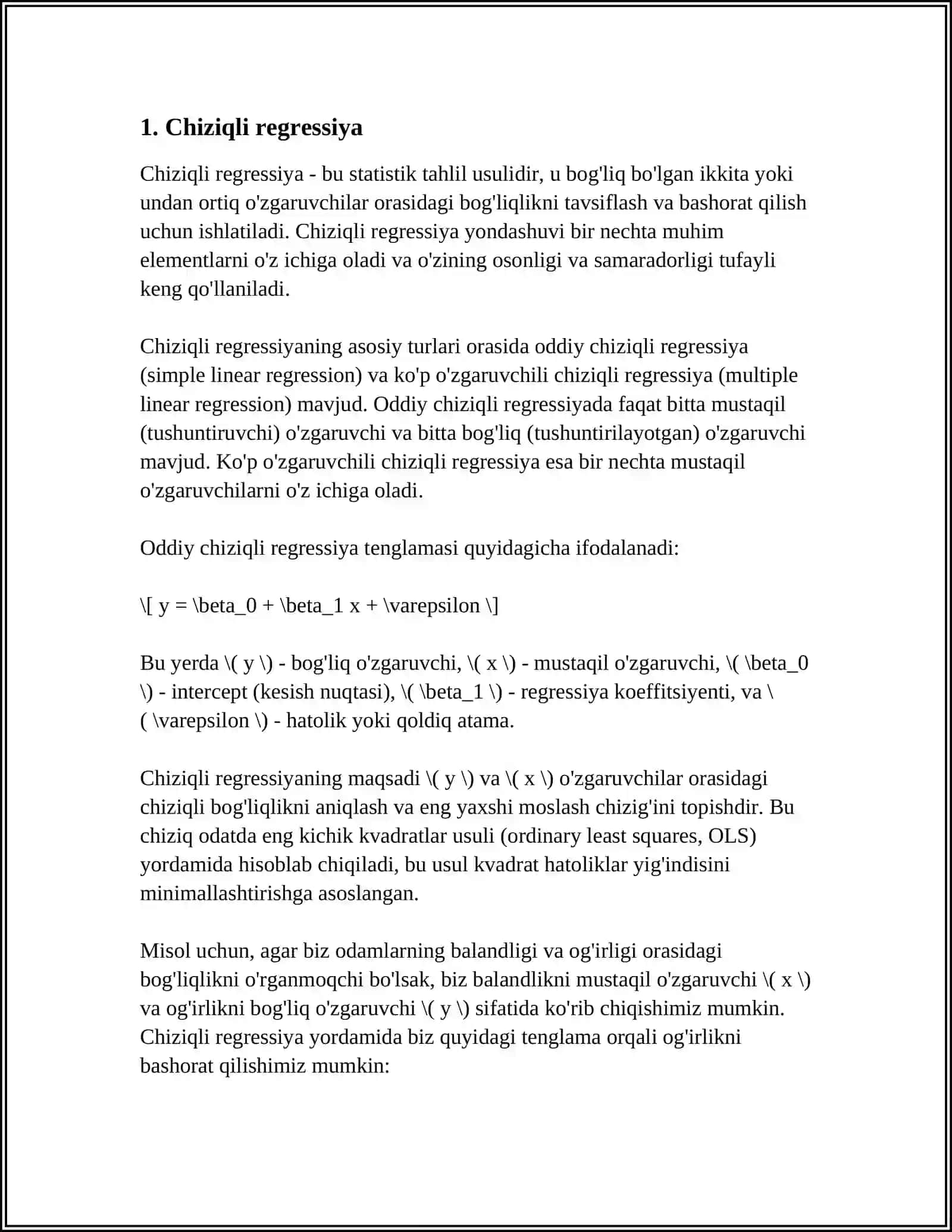 SCIKIT-LEARN - MASHINANI O‘RGANISH ALGORITMLARI VA MA'LUMOTNI TAHLIL QILISH 3