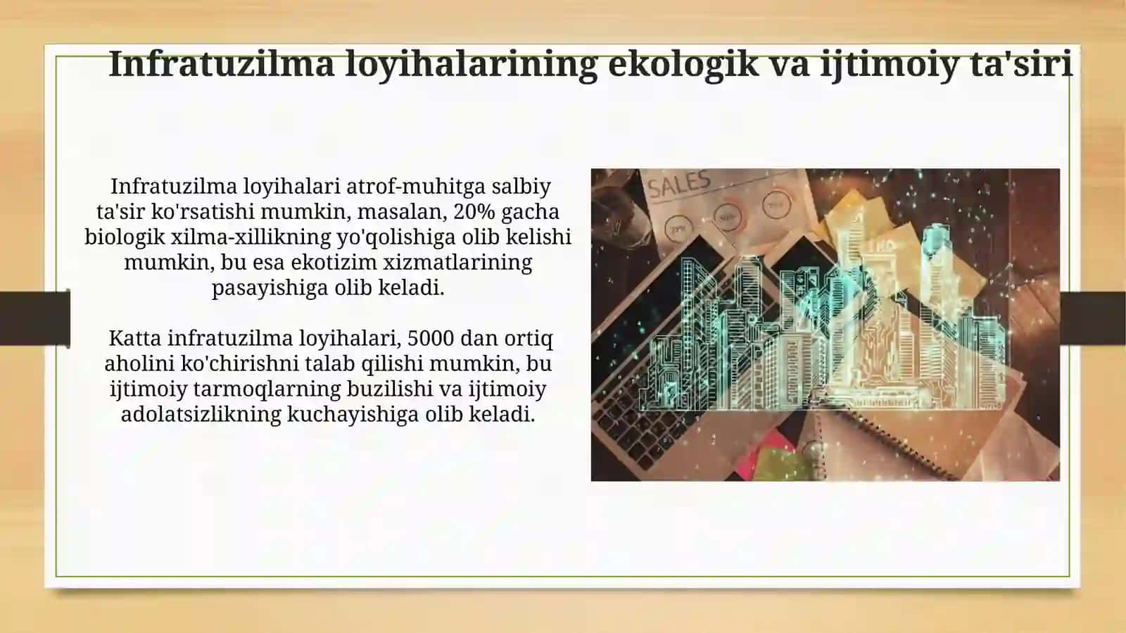 Investitsiya faoliyati va infratuzilmasi 3