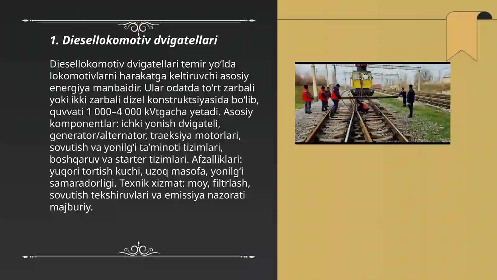 Diesellokomotiv dvigatellari 3