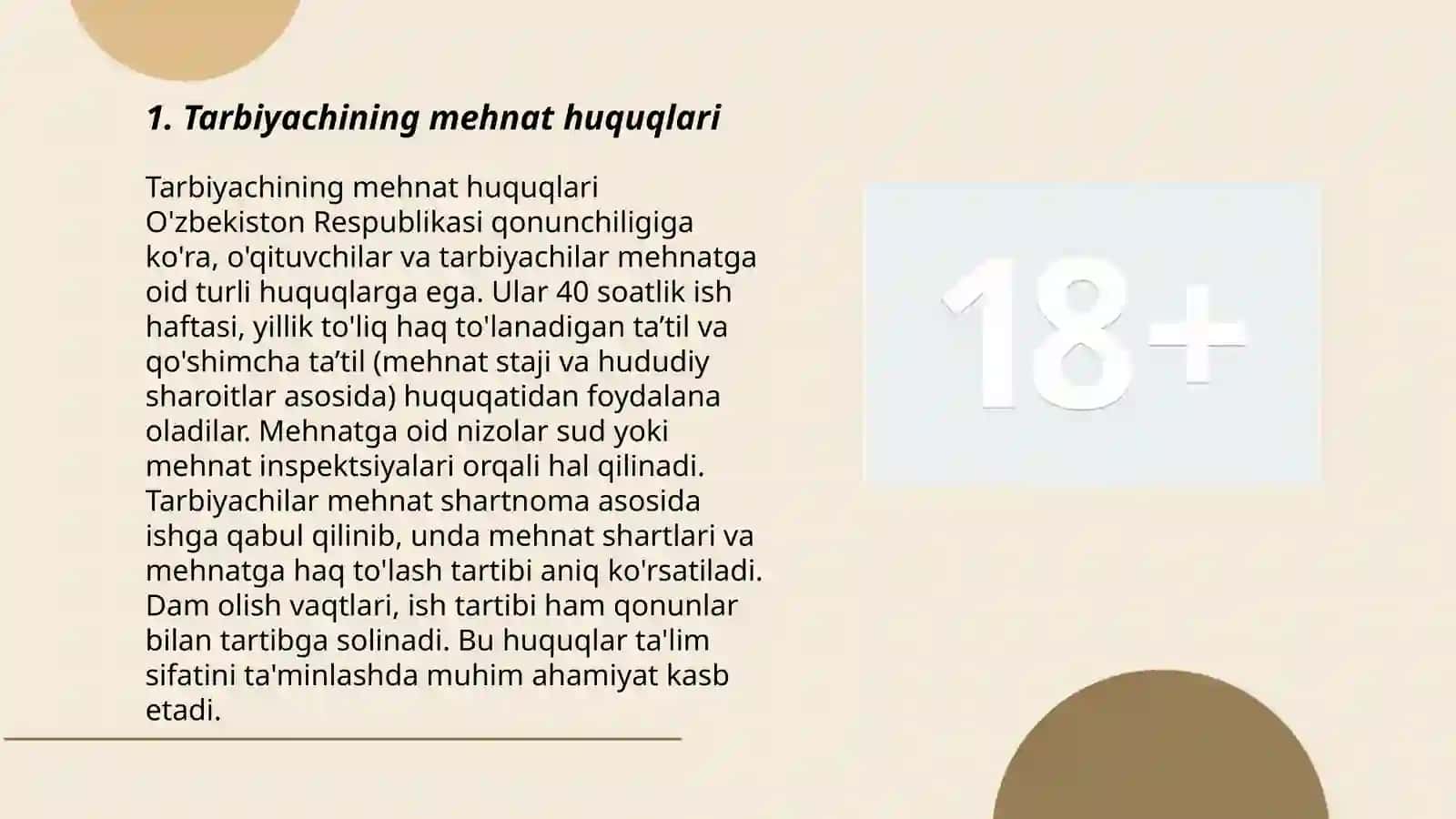 Tarbiyachining huquqiy savodxonligi 3