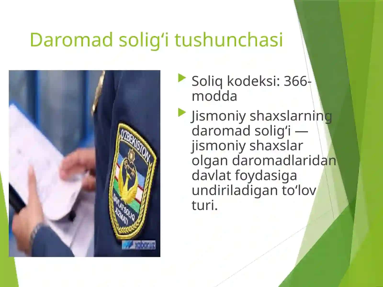 Jismoniy shaxslardan olinadigan daromad solig’i 3