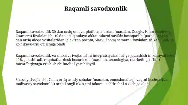 Raqamli savodxonlik va shaxsiy rivojlanish 3
