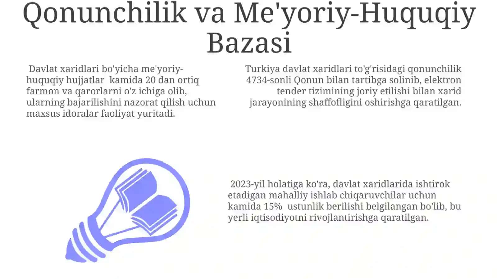 Turkiya Davlat Xaridlarining Xalqaro Standartlarga Muvofiqligi 3