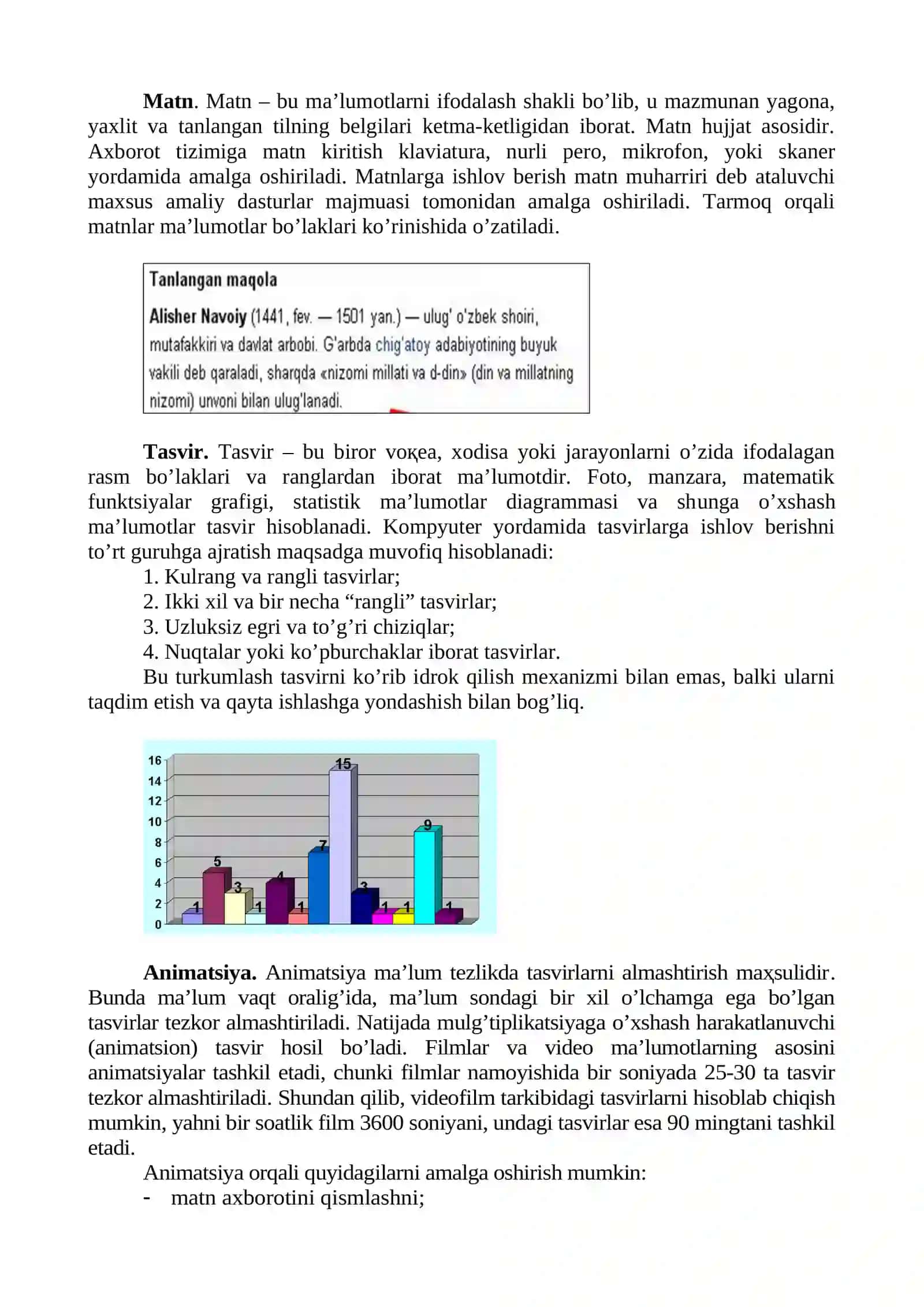 Axborot texnologiyalari fanining predmeti, maqsadi va vazifalari. Fanning asosiy tushunchalari. 3