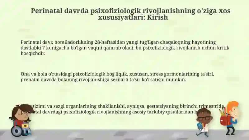 Perinatal Davrda Psixofiziologik Rivojlanish 3