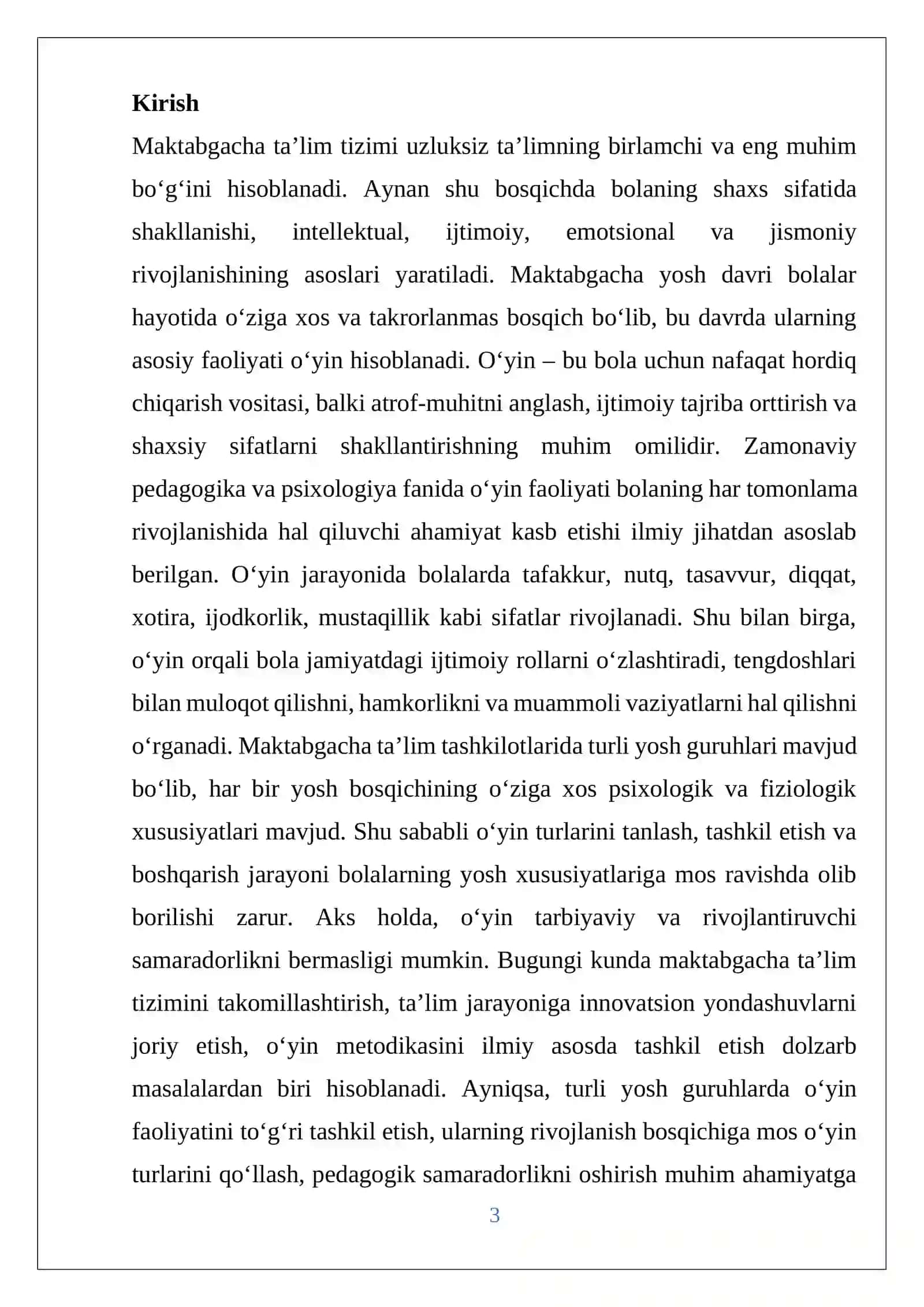 TURLI YOSH GURUHLARDA OʻYIN TURLARINI TASHKIL ETISH METODIKASI 3