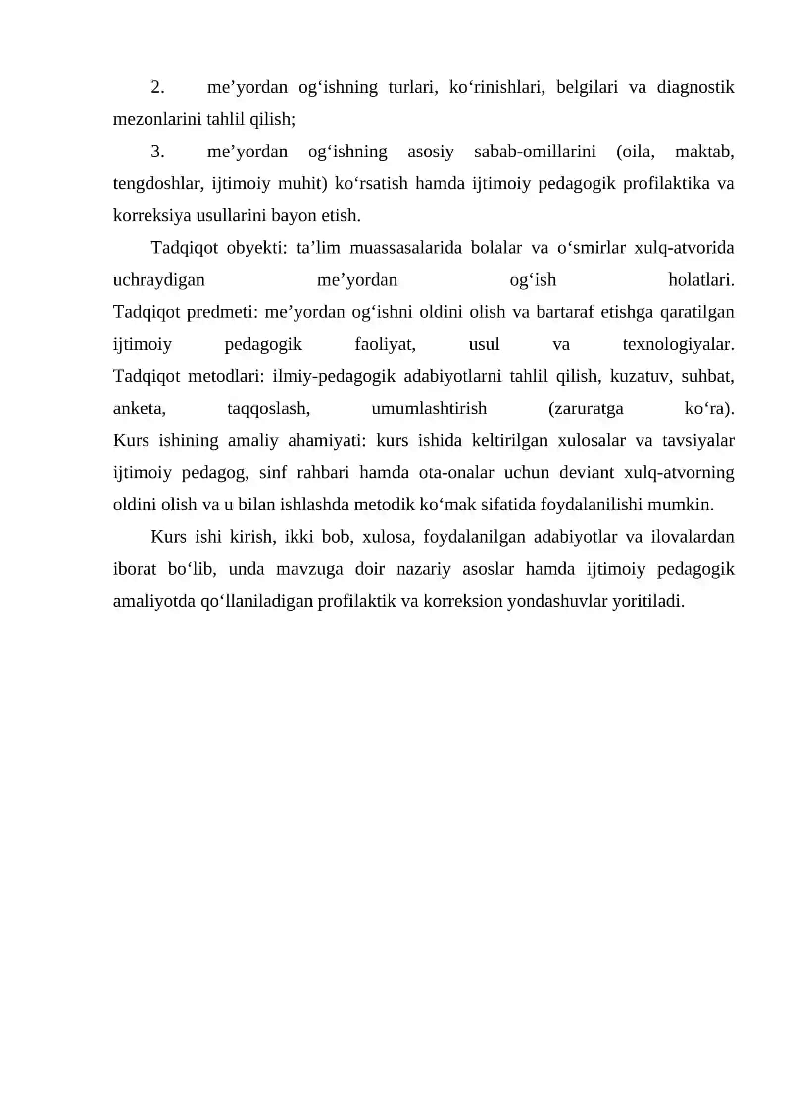 Ijtimoiy pedagogikada me'yordan og'ish 3