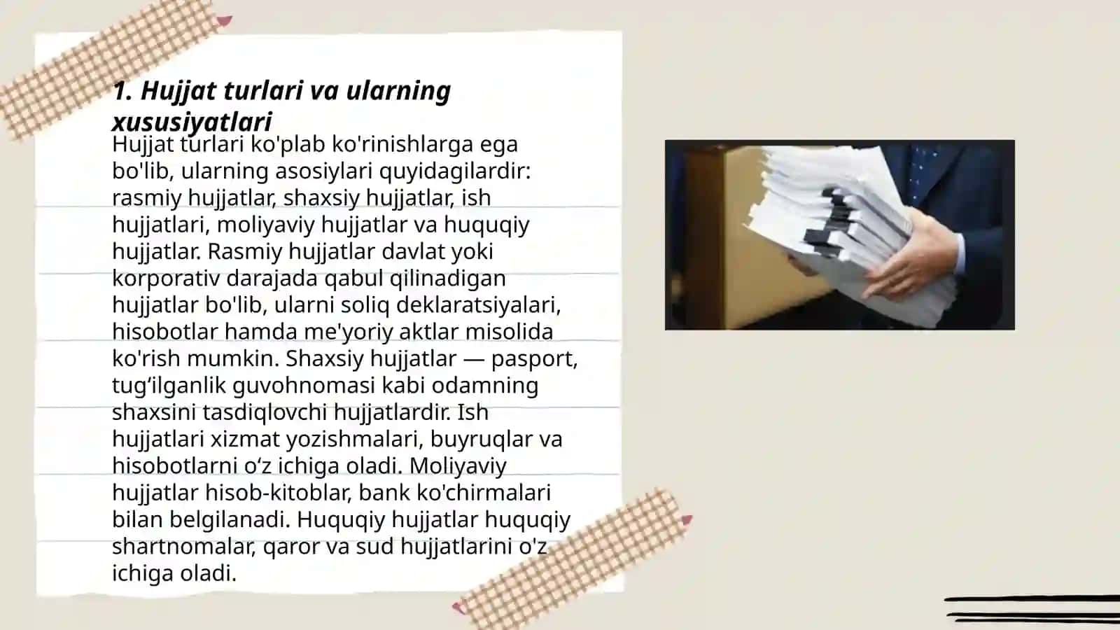 Hujjatlar ustida ishlash tartiboti 3