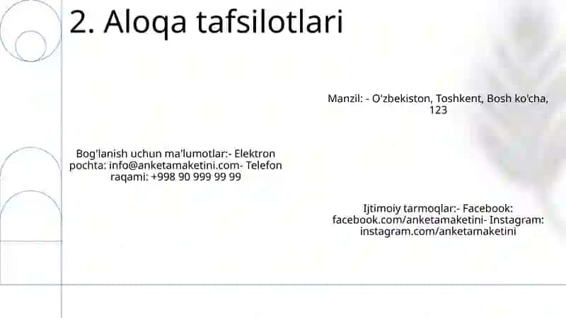 Anketa Maketini Qurilishi 3