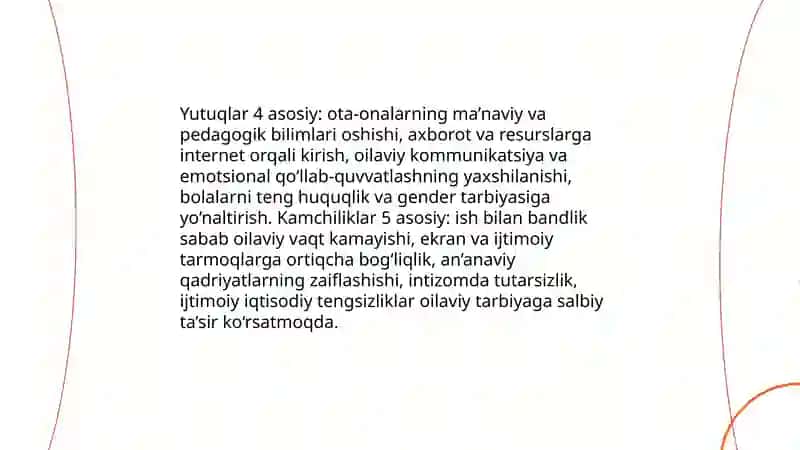 Zamonaviy axloqiy tarbiyaning yutuq va kamchiliklari 3