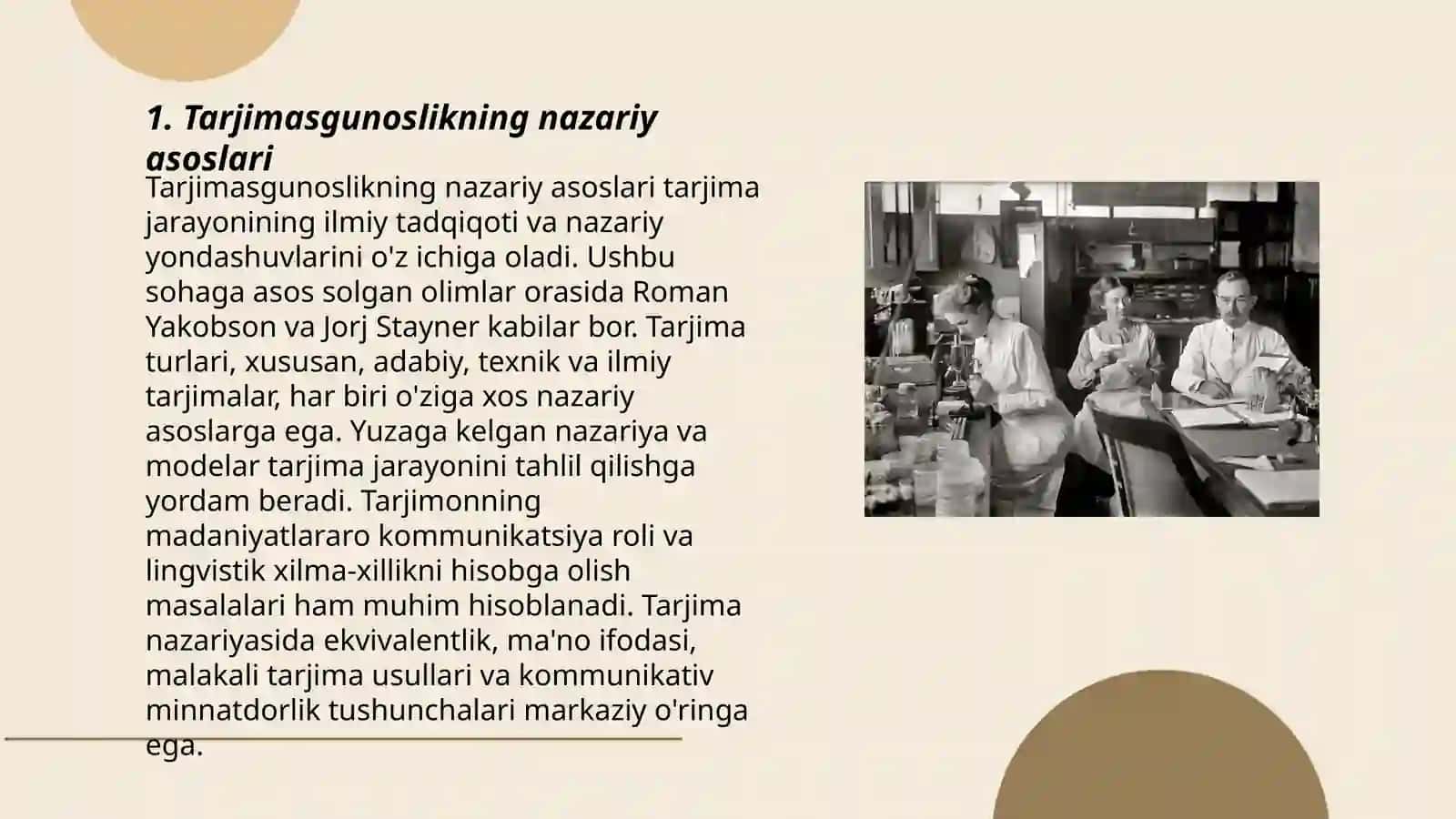 Tarjimasgunoslik fanining predmeti va maqsadi 3