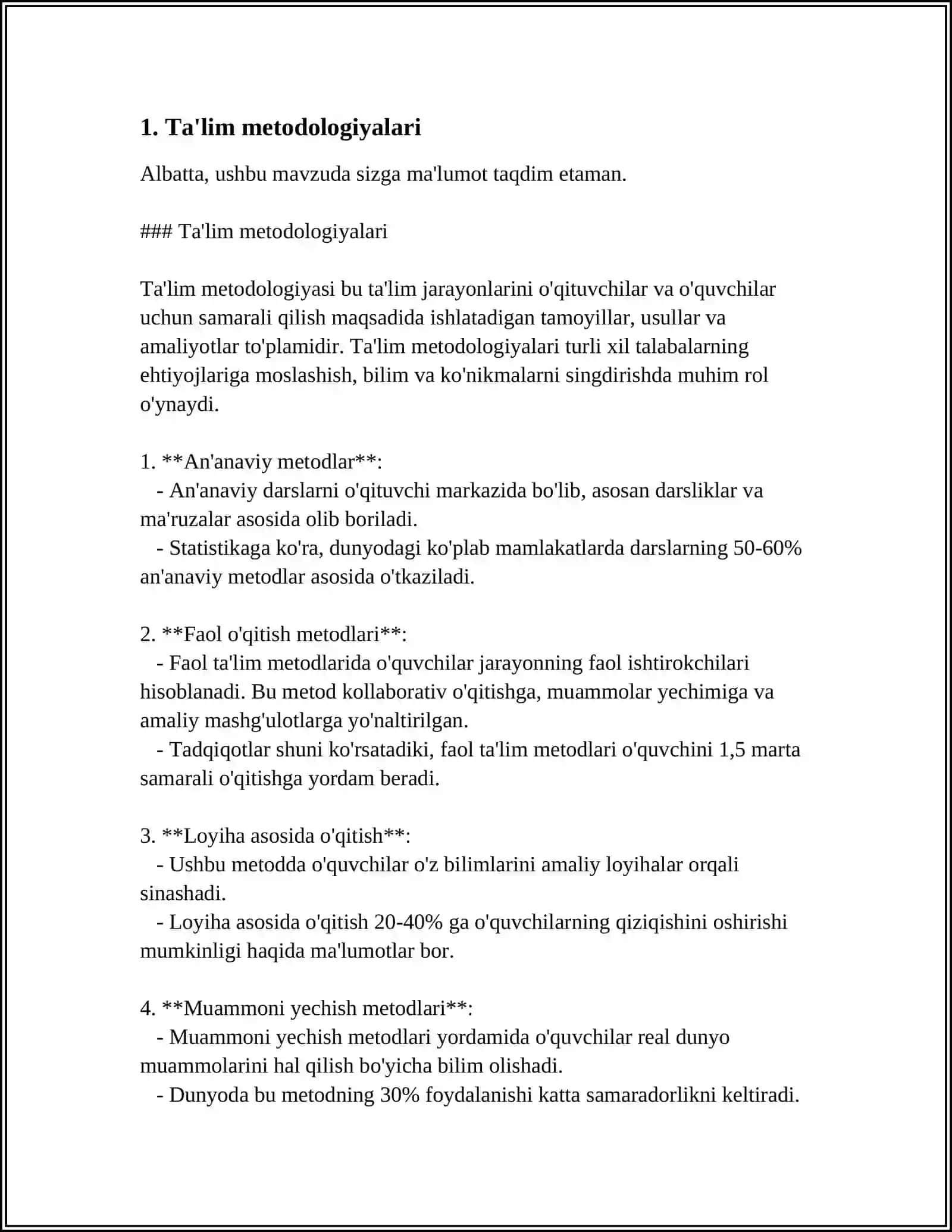 O'RGATISH BOSQICHLARINING ASOSIY YO'NALISH VA XUSUSIYATLARI 3