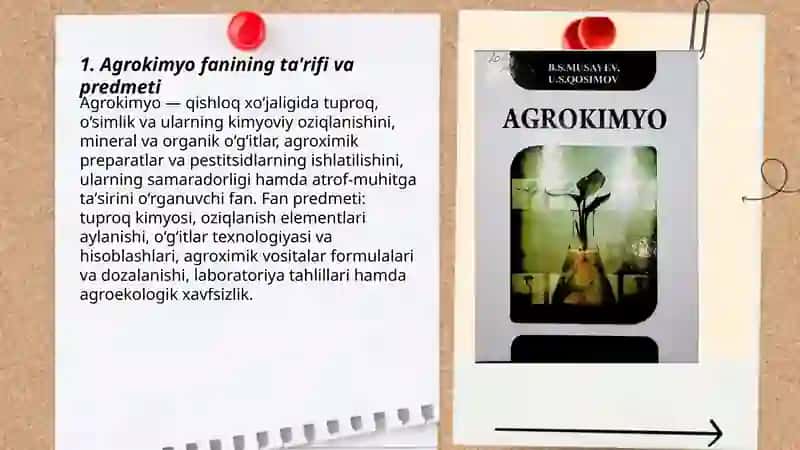 Agrokimyo fani va uning mazmuni, agrokimyoning rivojlanishi 3