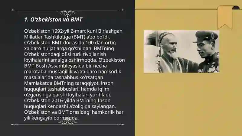 Oʻzbekiston va BMT 3