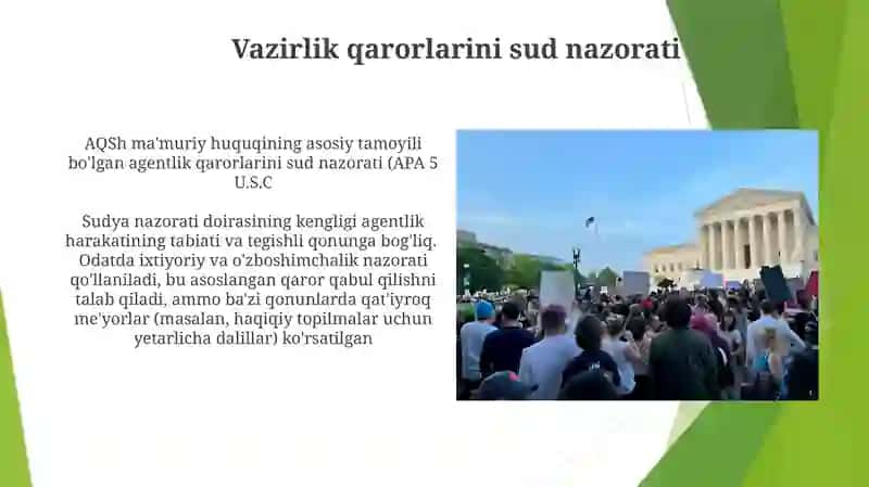 Maʼmuriy huquqiy nizolar 3