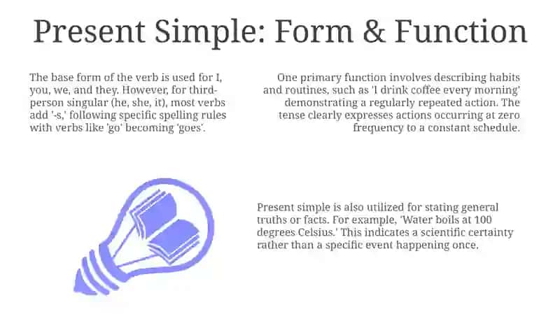 Present Simple: Form & Function 3