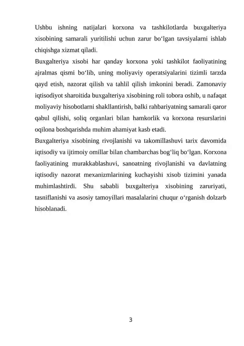 Buxgalteriya Xisobining Rivojlanishi Zaruriyati Tasniflanishi va Asosiy Tamoyillari 3