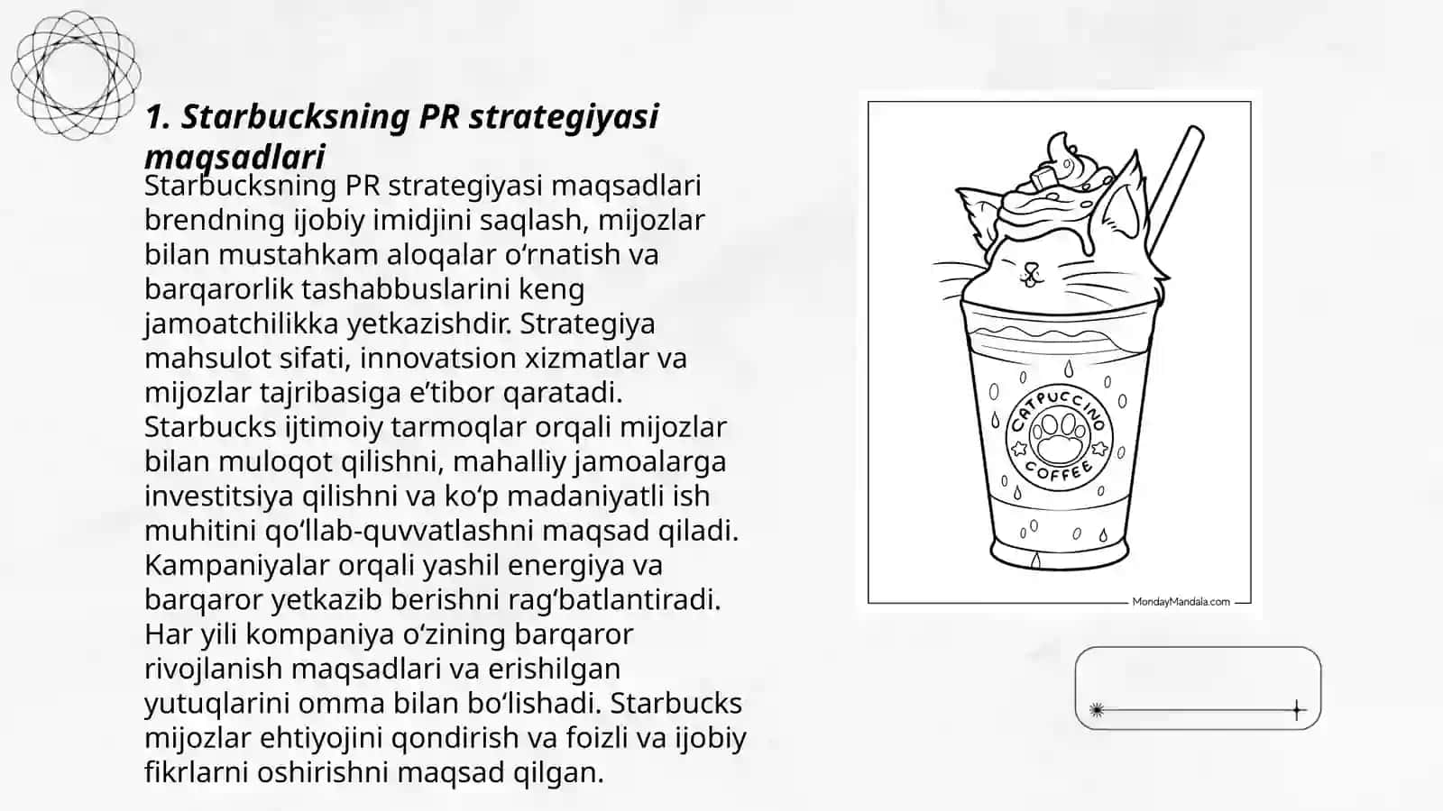 Starbucks kampaniyasining PR va CSR strategiyalari 3