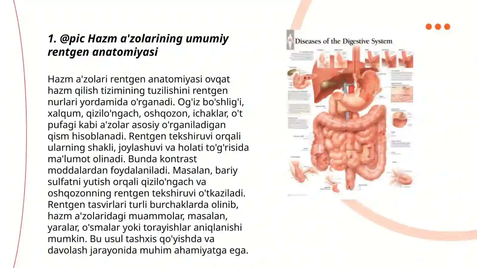 Hazm a'zolarining rentgen anatomiyasi va rivojlanish nuqsonlari 3