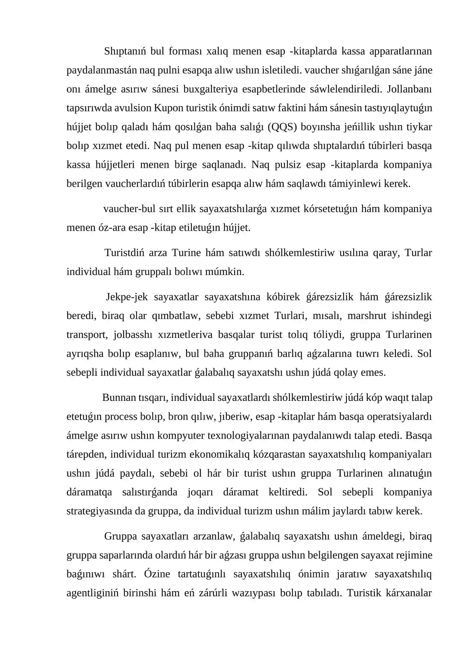 Turlardı hám jónelislerdi shólkemlestiriw 3