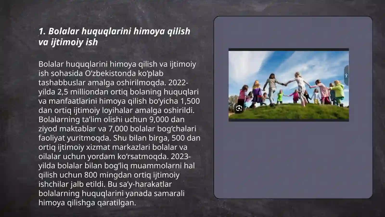 Bolalar,yoshlar va oilalar bilan ijtimoiy ish olib borish 3