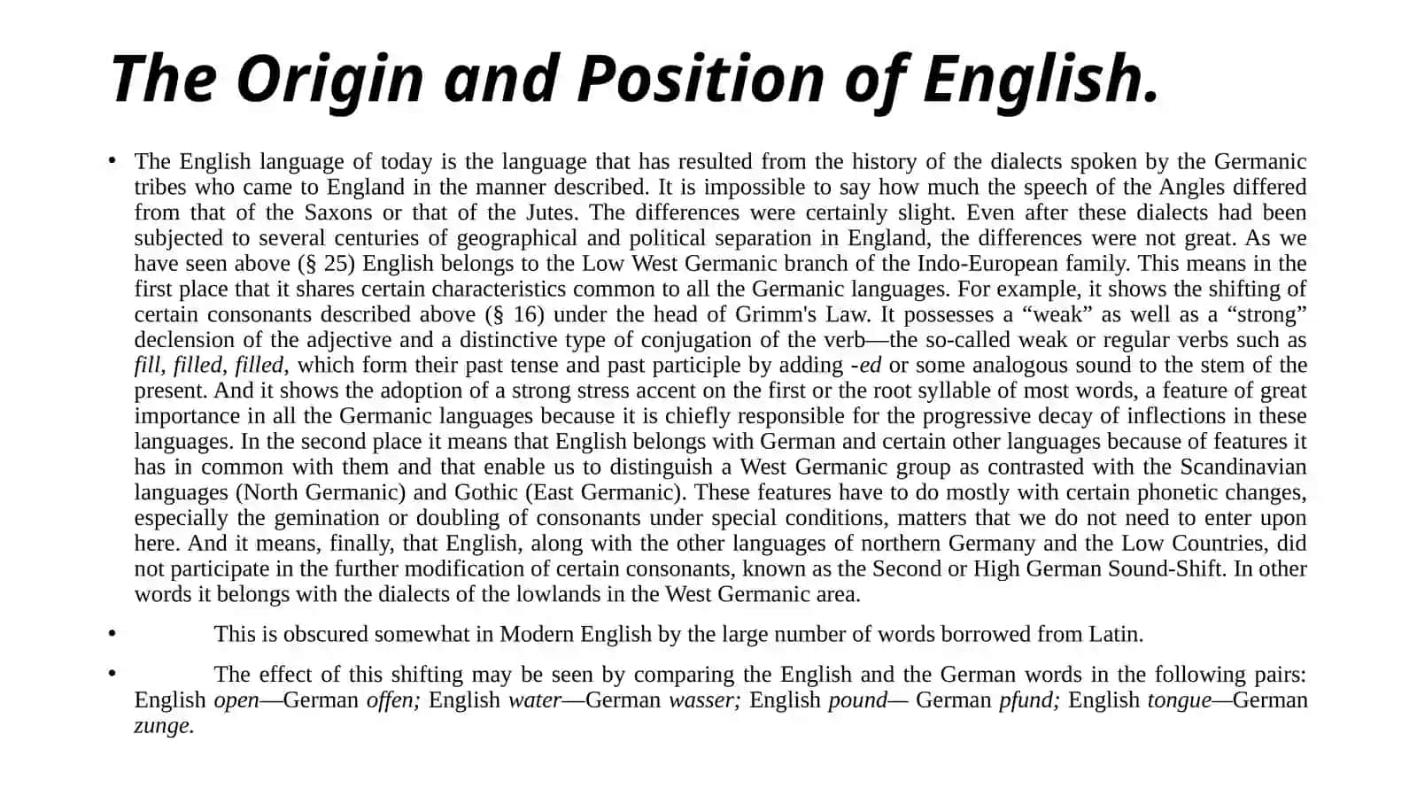 Lectures on Introduction to the Roman-German Philology 3