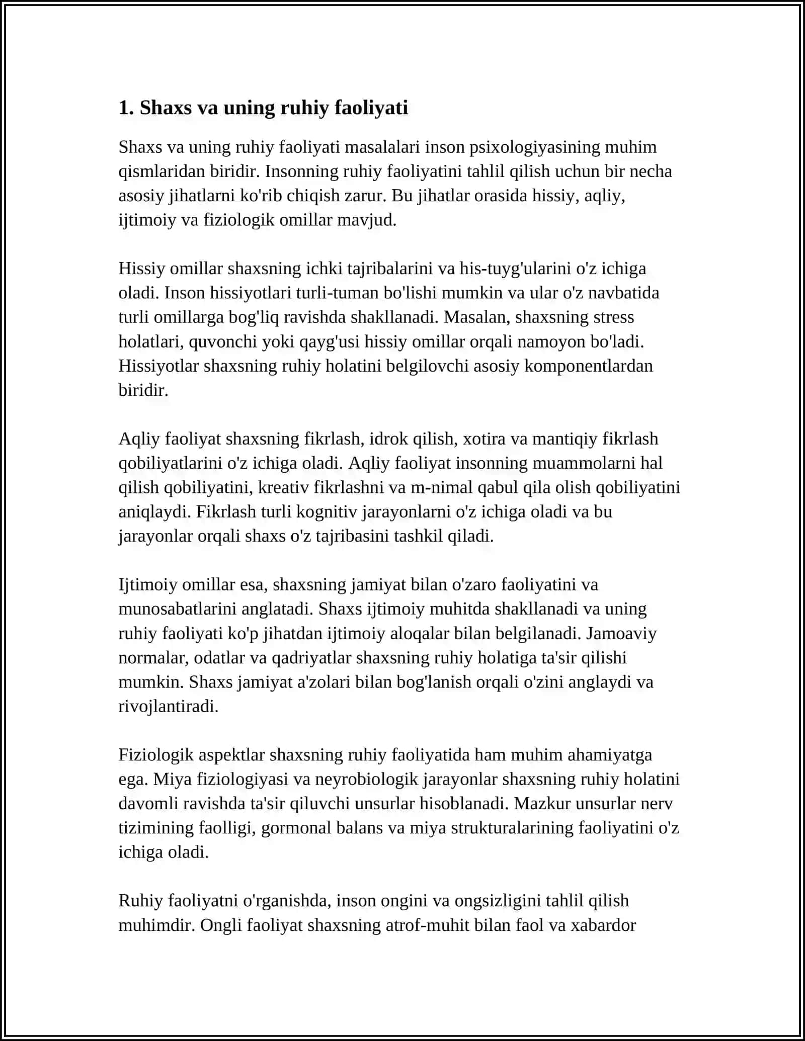 TIBBIYOT PISIXALOGIYASI SHAXSNING FOLLIGI FALIYAT TURLARI 3