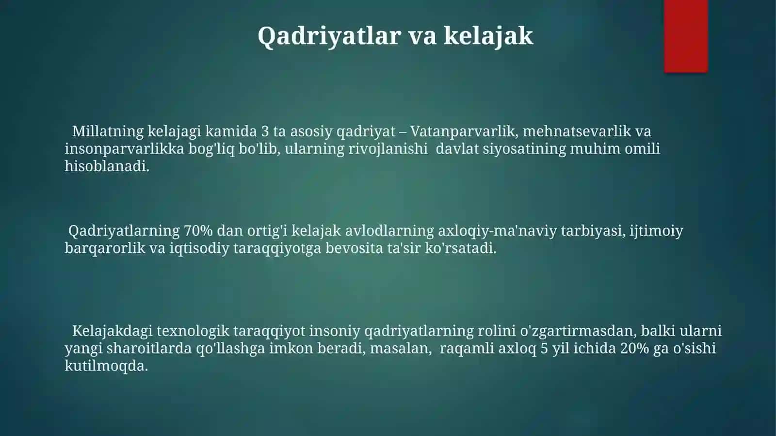 Jamiyatvainsonhayotidaqadriyatlarningroli 3