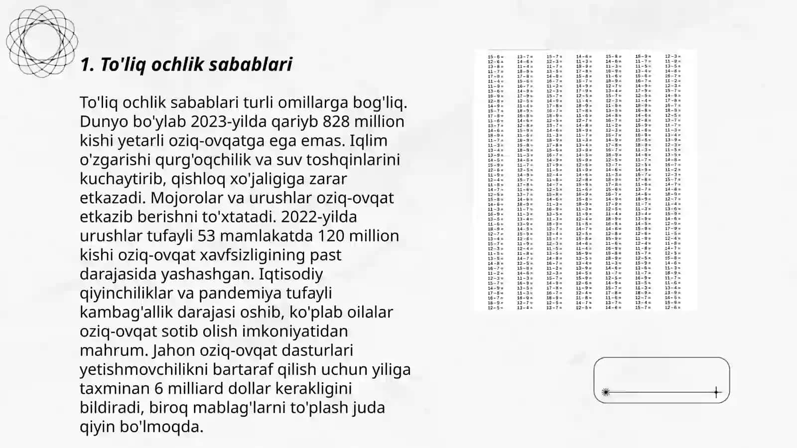 To'liq,to'liq bo'lmagan ochlik 3