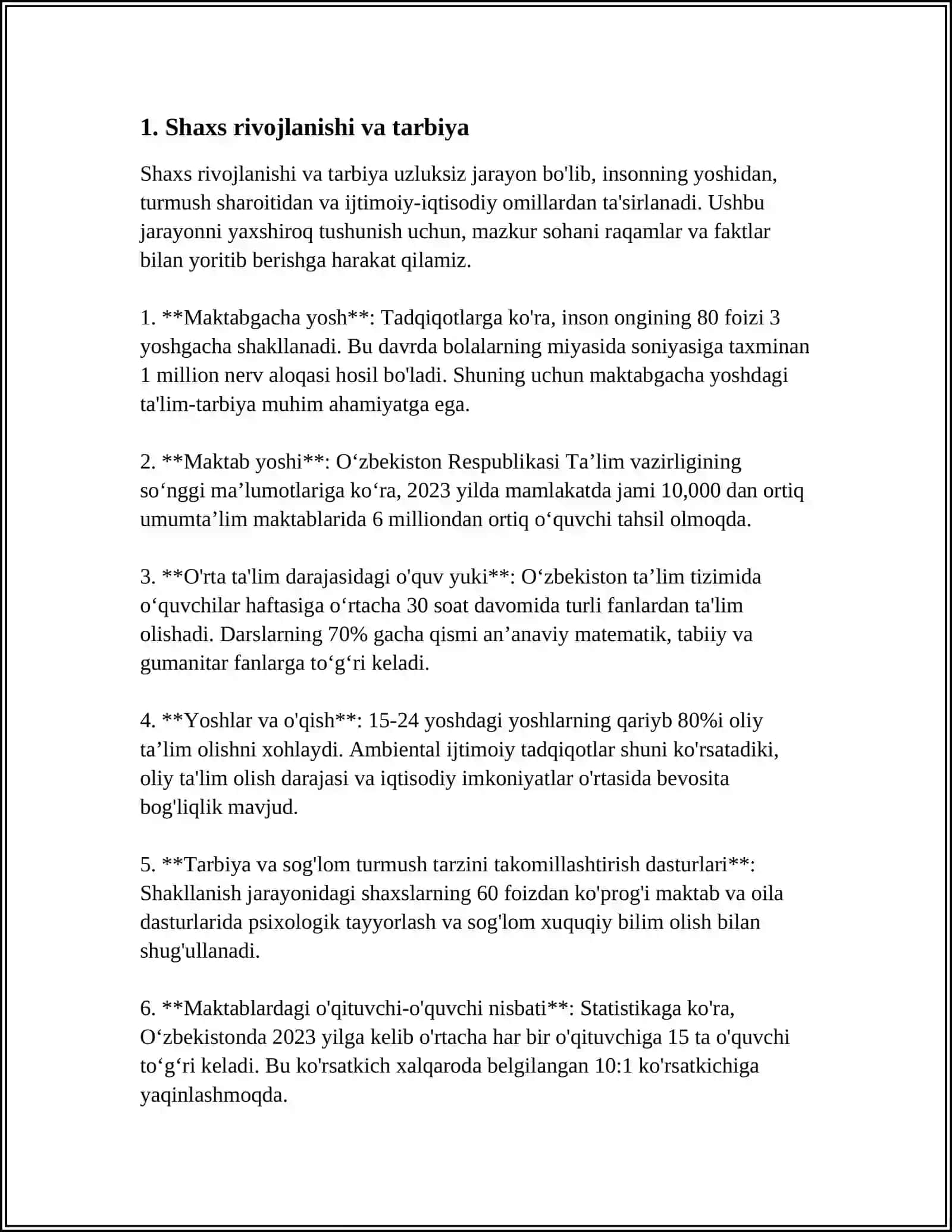 TARBIYA PSIXOLOGIYASI 3