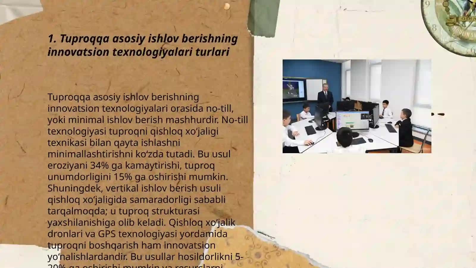 Tuproqqa asosiy ishlov berishning innovatsion texnologiyalari 3