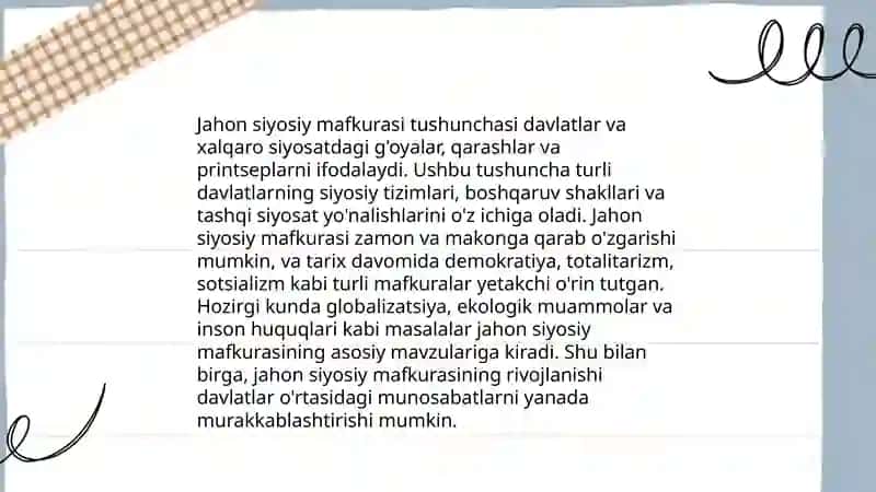 Jahon siyosiy mafkuralari tarixi oʻquv fanining predmeti va vazifalari 3