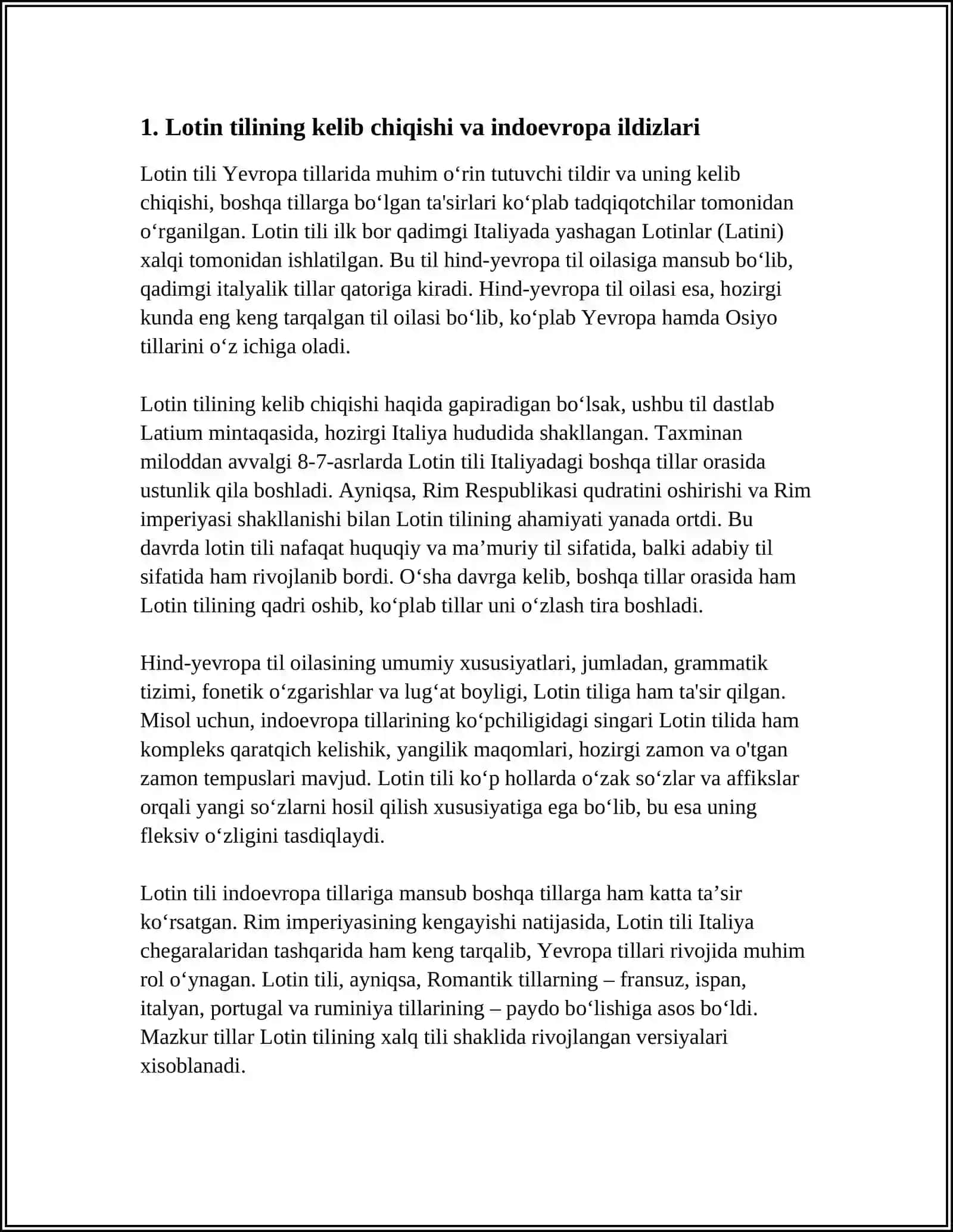 LOTIN TILI VA TIBBIY TERMINOLOGIYAGA KIRISH.LOTIN TILI TARIXI 3