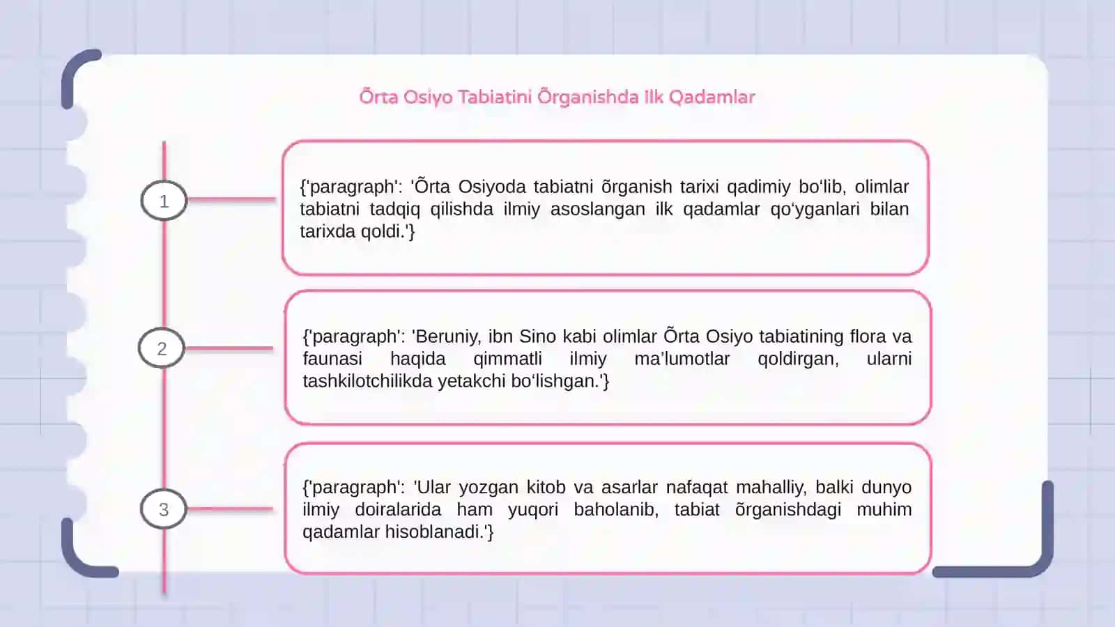 Õrta Osiyo Tabiatini Õrganishda Ilk Qadamlar 3