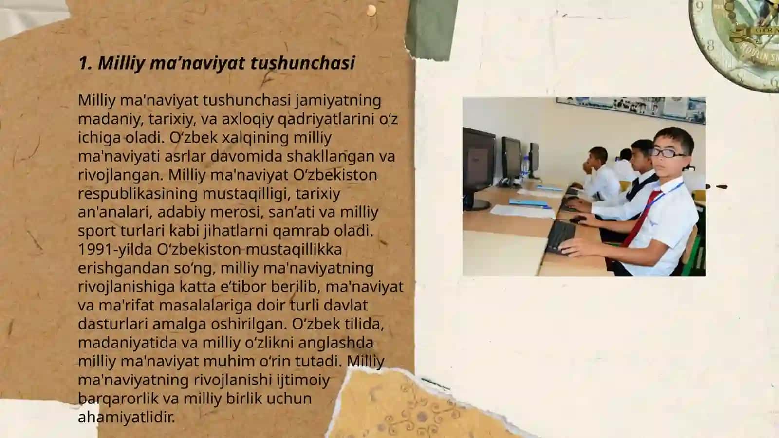 Milliy ma'naviyat rivojlanish konsepsiyasining yaratilishi 3
